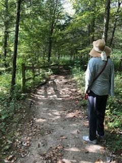 Trail view at John Bryan State Park