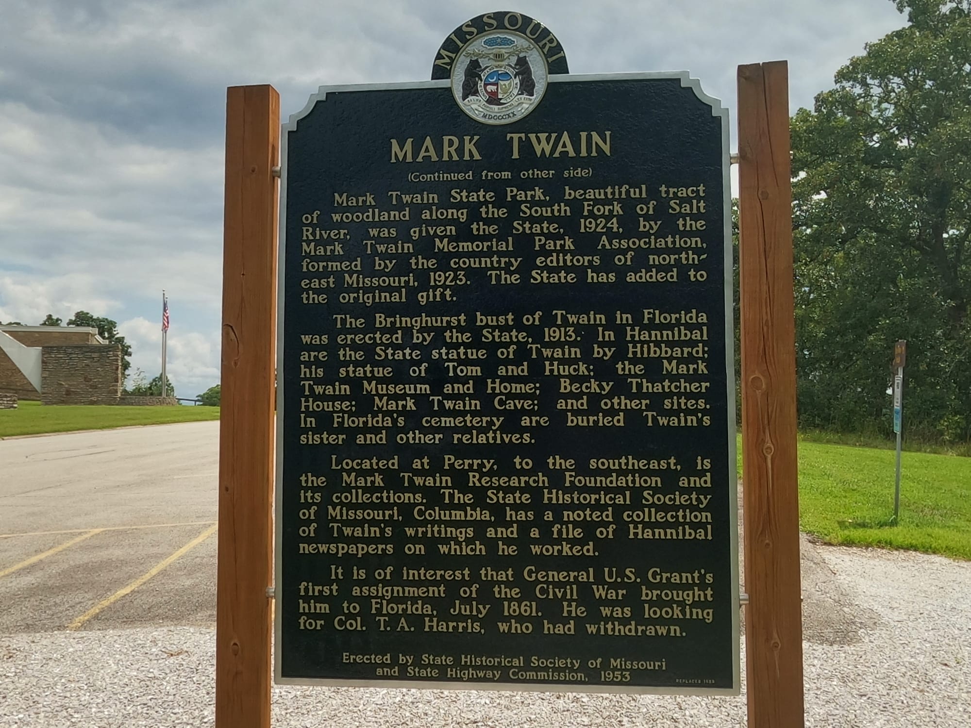 Mark Twain National Forest, Lake, Historical Site, and State Park