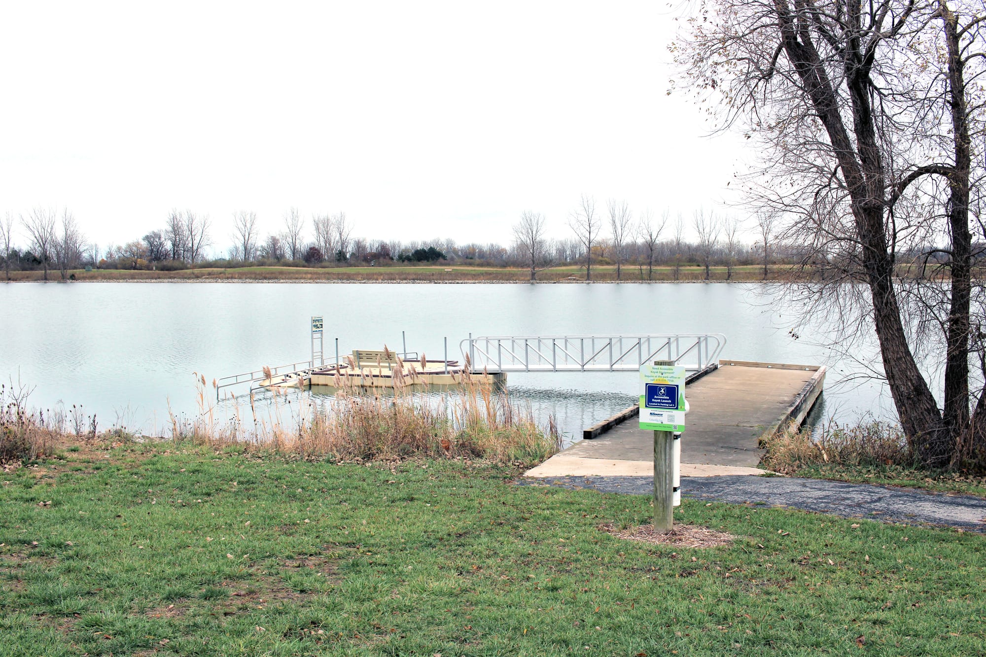 Lake Erie shoreline view at Maumee Bay State Park