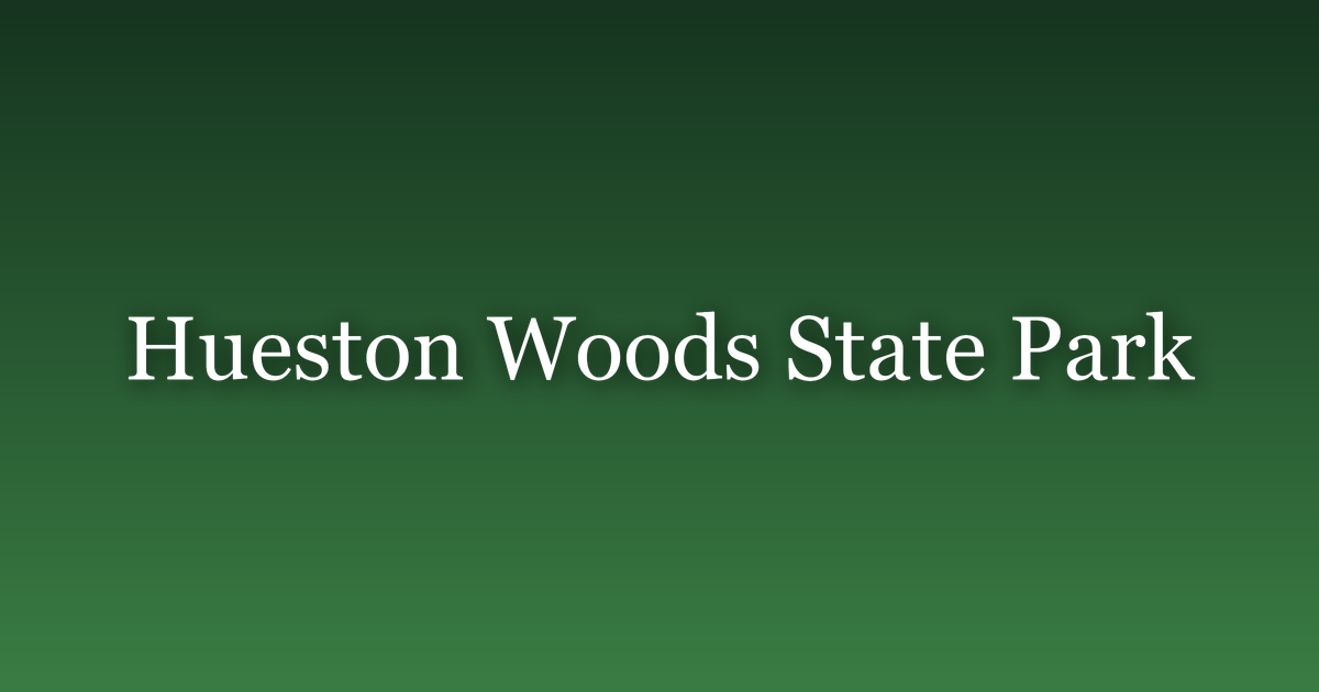 Hueston Woods State Park: Old-Growth & Fossil Trail Guide